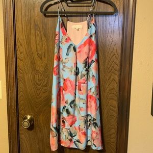 EIGHT SIXTY Spaghetti Racer Back Summer Dress, Small